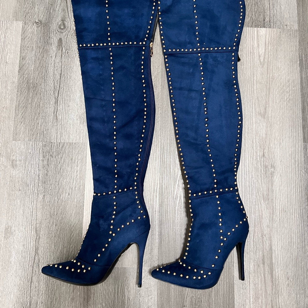 LUXETOKILL Thigh High Studded